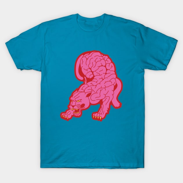 Brain Panther T-Shirt by turbopistola